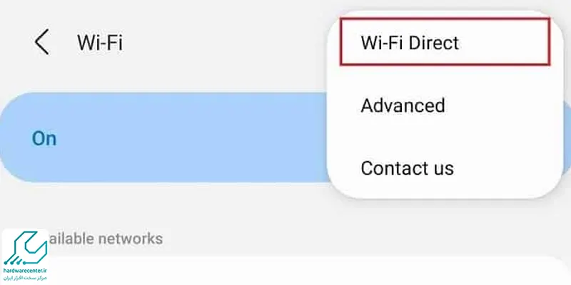 اتصال توسط WiFi Direct